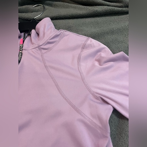 Juicy Couture Light Lavender Quarter-Zip Performance Pullover - Picture 4 of 6